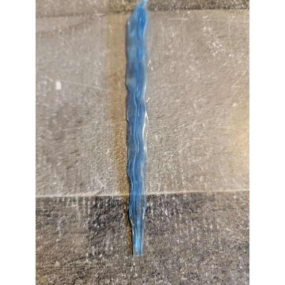 Blue icicle ornament Xmas ice decor - Picture 2 of 4